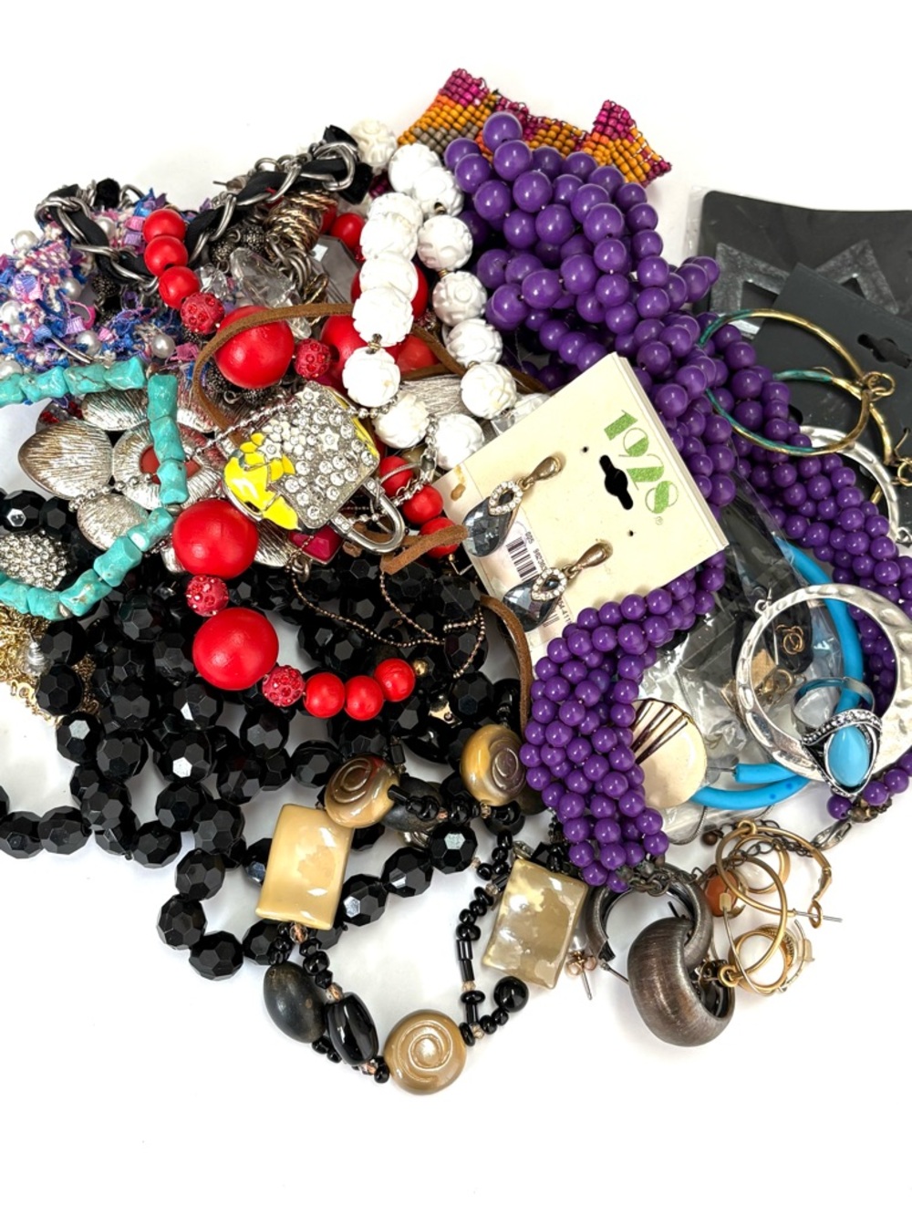 Craft Flawed Lot Jewelry Bag 1.9 lbs Bag #38